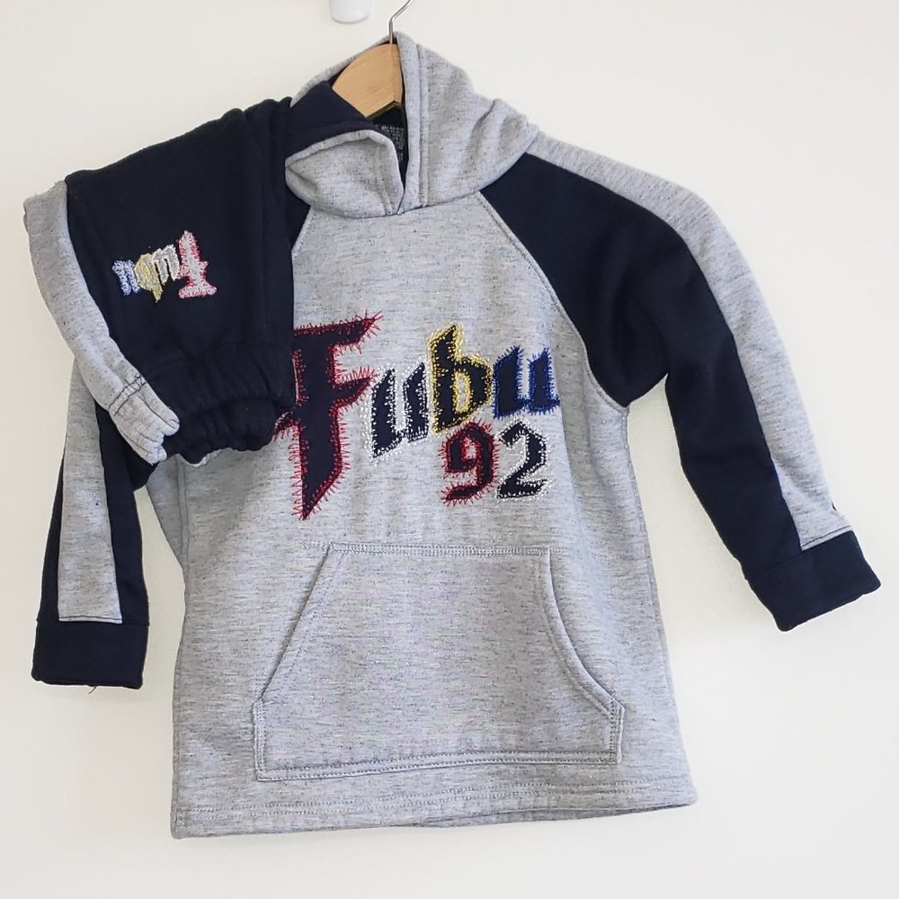 Fubu the Collection Kids sweat suit youth size 6